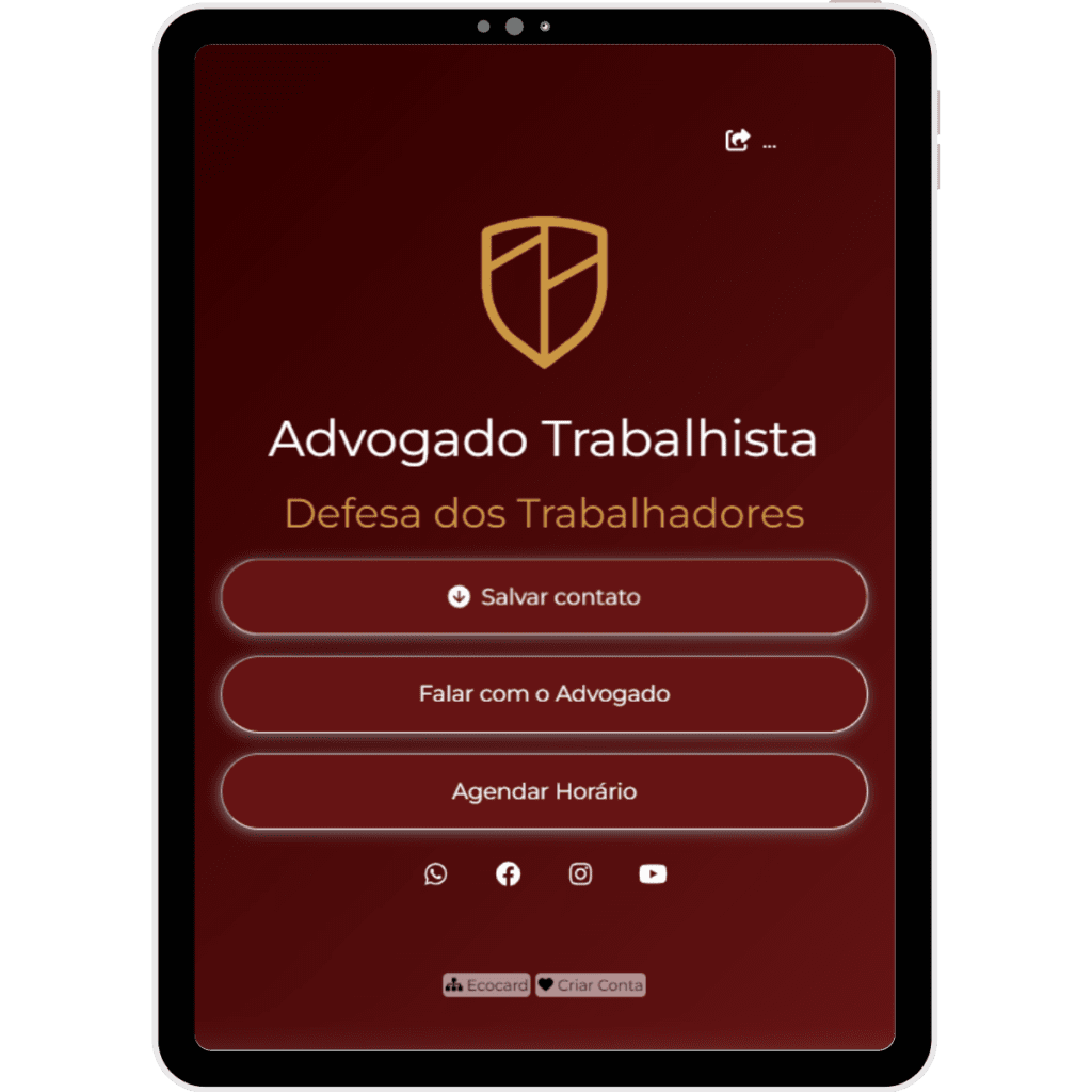 Cartão de Visita Digital 556 1 cartaodevisita advogado trabalhista 556