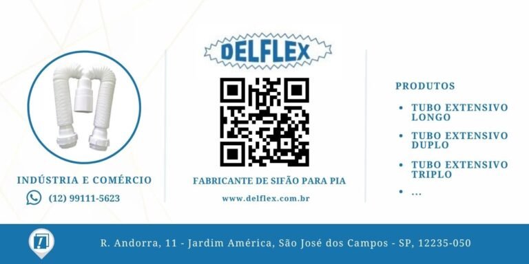 Delflex Indústria e Comércio Sifão de Pia, Lavatório