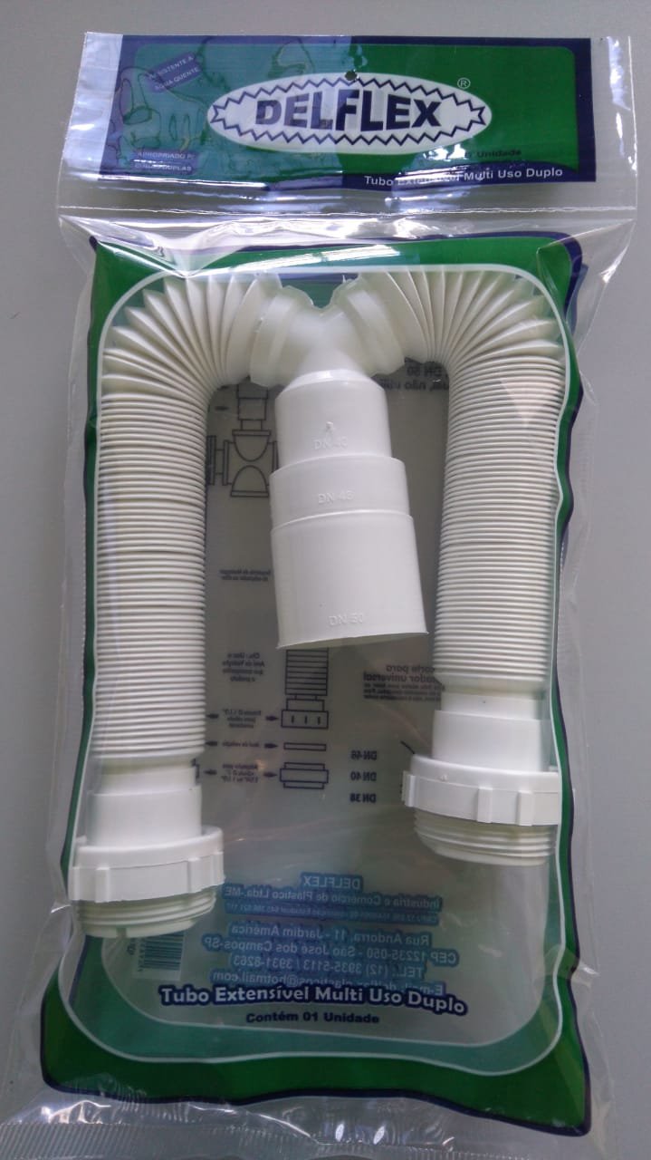 Tubo extensível multi uso duplo