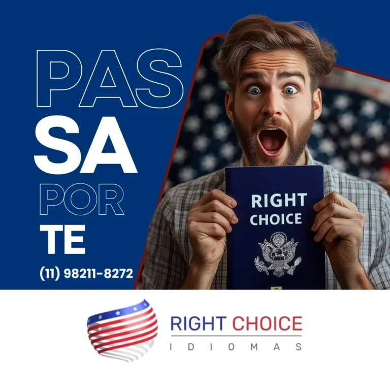 Curso de Inglês seu passaporte para viagens