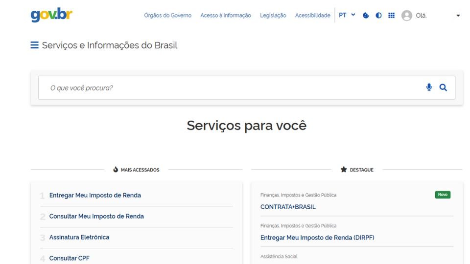 O que é o Portal Gov.br e como acessá-lo? 2 gov.br